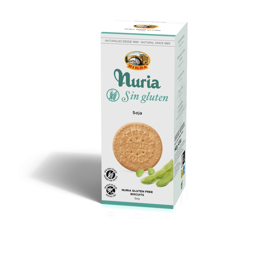 Biscuiti Fara Gluten Cu Soia Nuria  140G 0